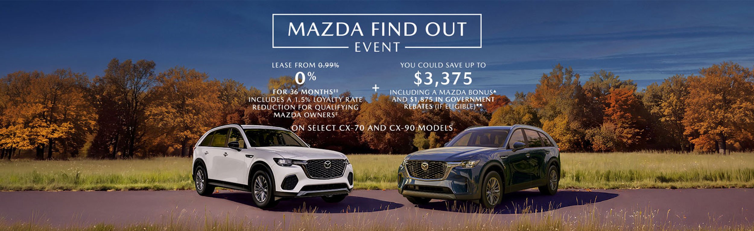 MAZDA FIND OUT - OCTOBER EVENT