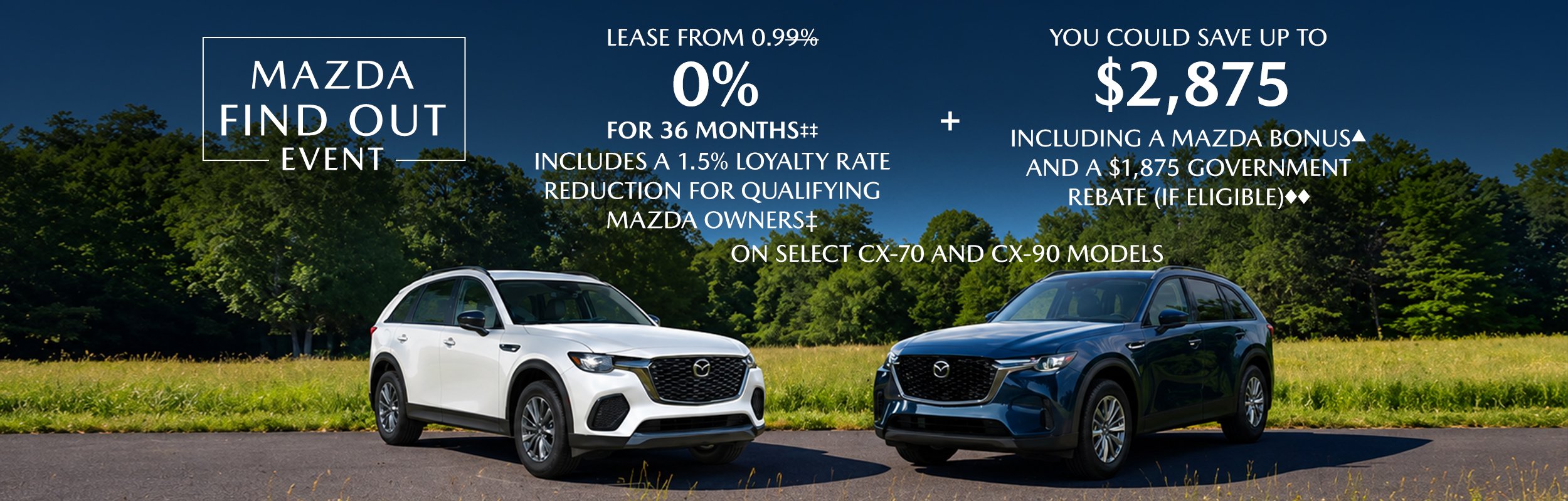 MAZDA FIND OUT - SEPTEMBER EVENT