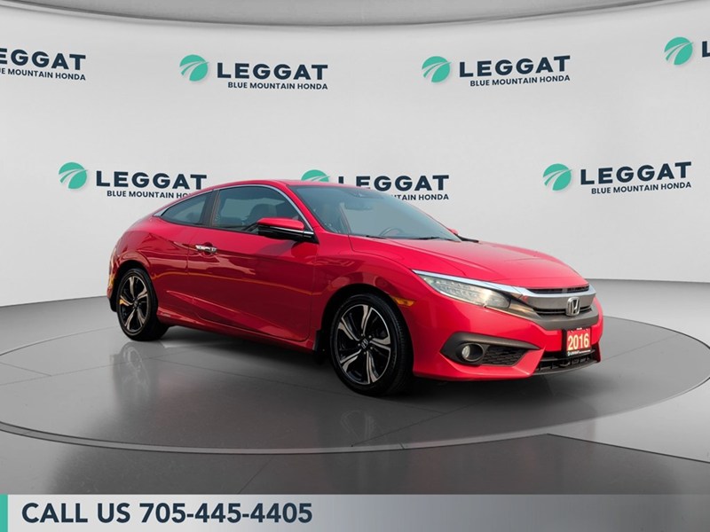 2016 Honda Civic Coupe 2dr CVT Touring|Rare Find|Great KM
