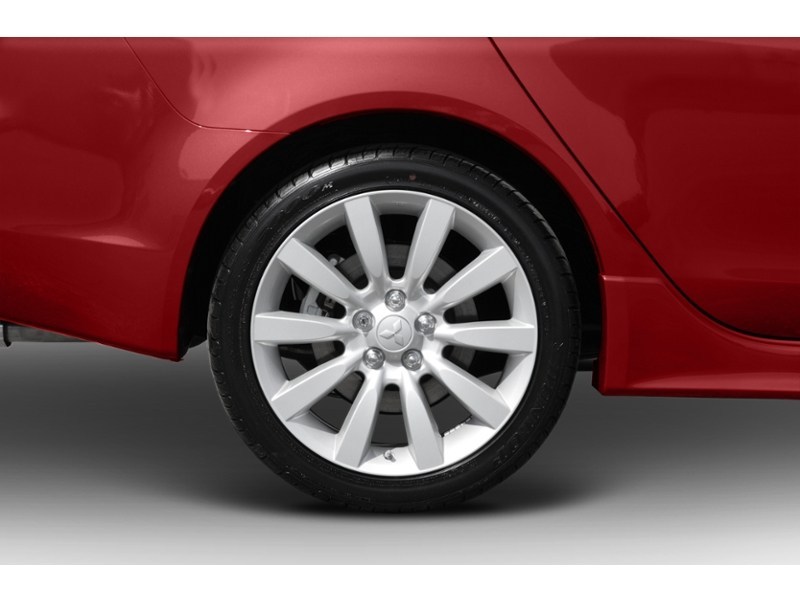 2009 Mitsubishi Lancer 4dr Sdn CVT SE Exterior Shot 5