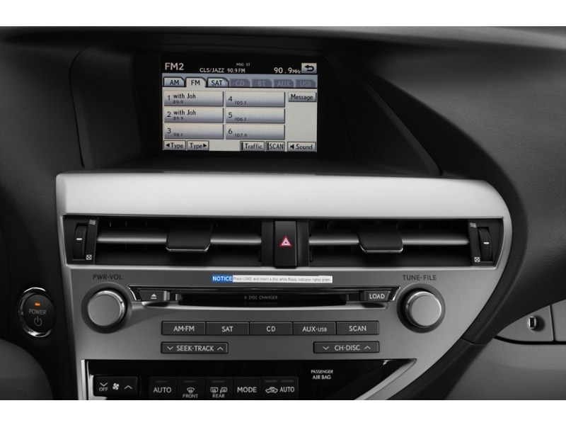 2010 Lexus RX 450h AWD 4dr Hybrid Interior Shot 2