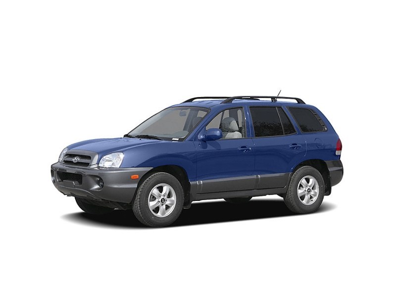 2006 Hyundai Santa Fe 4dr GL FWD 2.7L Auto Nautical Blue Metallic  Shot 3