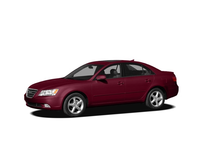 2009 Hyundai Sonata 4dr Sdn I4 Auto GL Dark Cherry Red Mica  Shot 5