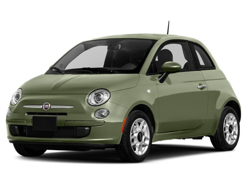 2015 FIAT 500 2dr HB Pop Verde Oliva (Olive Green)  Shot 22