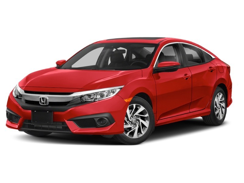 2018 Honda Civic Sedan EX CVT Rallye Red  Shot 1