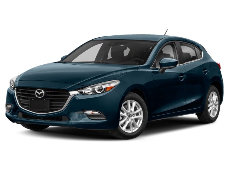 2018 Mazda Mazda3 Sport GS Manual Deep Crystal Blue Mica  Shot 1