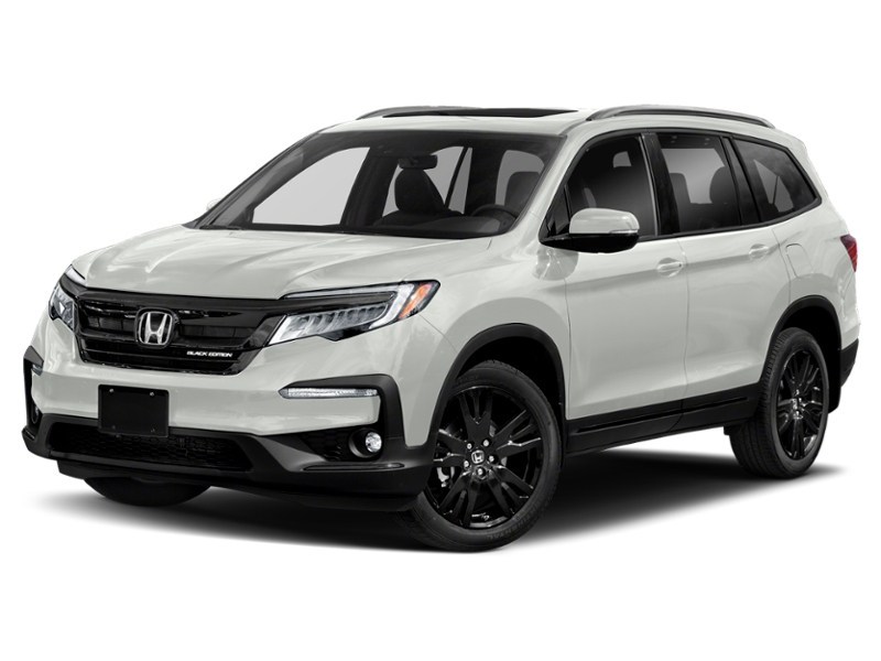 2020 Honda Pilot Black Edition AWD Platinum White Pearl  Shot 1