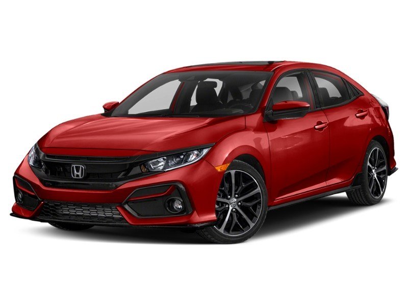 2020 Honda Civic Hatchback Sport CVT Rallye Red  Shot 24