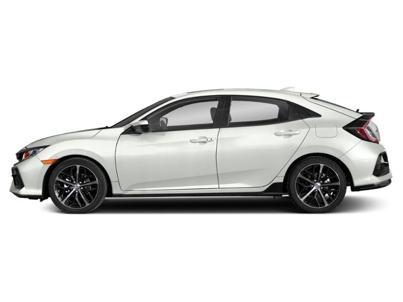 2020 Honda Civic Hatchback Sport CVT Platinum White Pearl  Shot 3