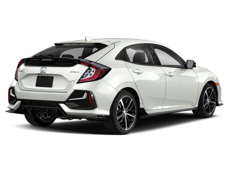 2020 Honda Civic Hatchback Sport CVT Platinum White Pearl  Shot 6