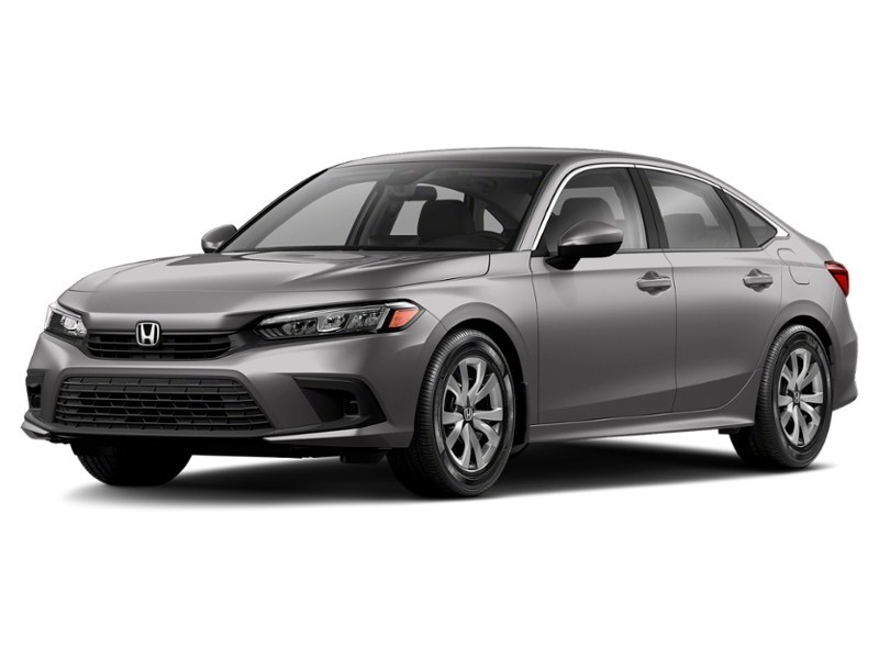 2022 Honda Civic Sedan LX CVT Lunar Silver Metallic  Shot 1