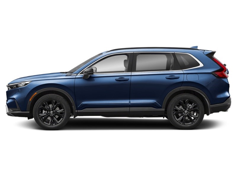 2024 Honda CR-V Hybrid Touring | AWD | 2.0L | ONE OWNER | ACCIDENT FREE Canyon River Blue Metallic  Shot 3