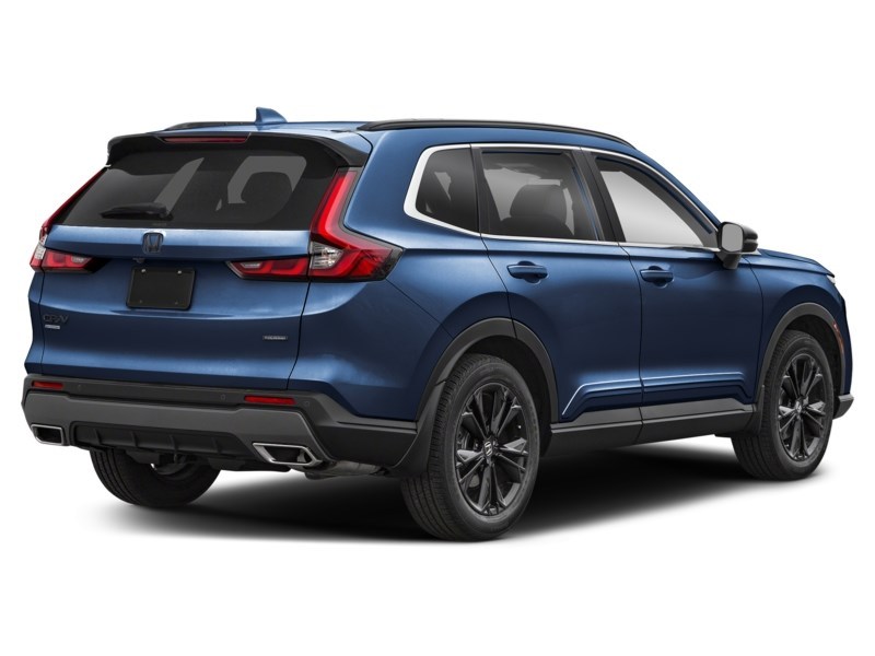 2025 Honda CR-V Hybrid Touring AWD Canyon River Blue Metallic  Shot 2