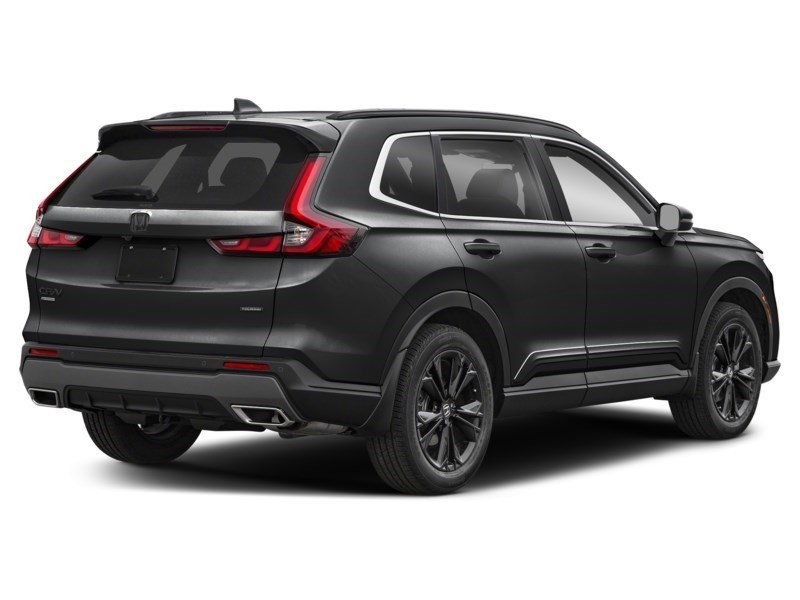 2025 Honda CR-V Hybrid Touring AWD Crystal Black Pearl  Shot 2
