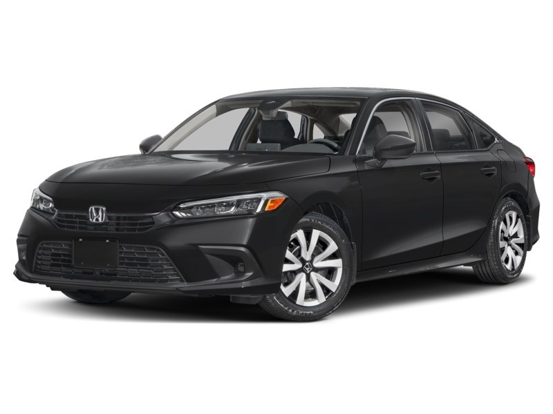 2023 Honda Civic LX CVT Crystal Black Pearl  Shot 3