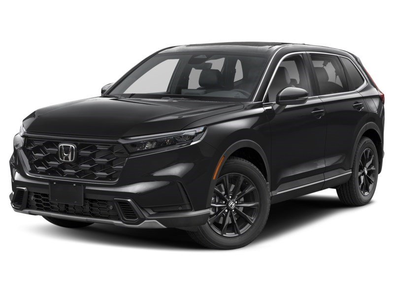 2025 Honda CR-V Hybrid EX-L AWD|Accident Free|One Owner Crystal Black Pearl  Shot 1