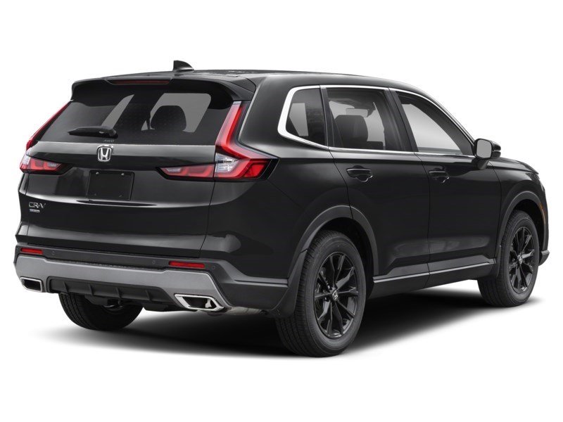 2025 Honda CR-V Hybrid EX-L AWD|Accident Free|One Owner Crystal Black Pearl  Shot 2