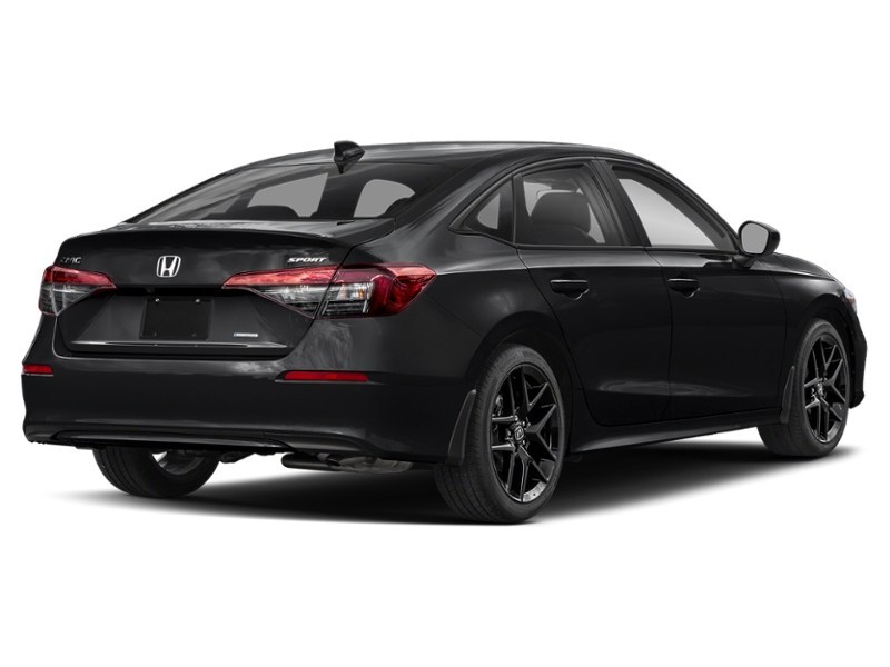 2025 Honda Civic Sedan Hybrid Sport eCVT Crystal Black Pearl  Shot 8