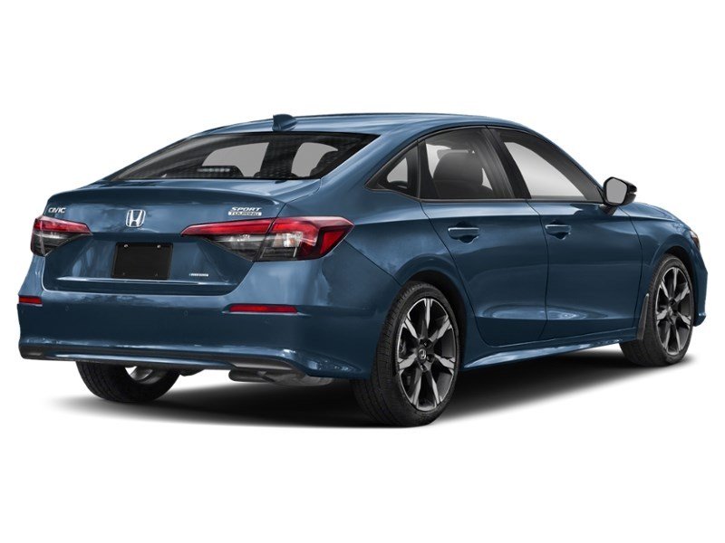 2025 Honda Civic Sedan Hybrid Sport Touring eCVT Blue Lagoon Pearl  Shot 6