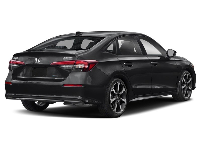 2025 Honda Civic Sedan Hybrid Sport Touring eCVT Crystal Black Pearl  Shot 8