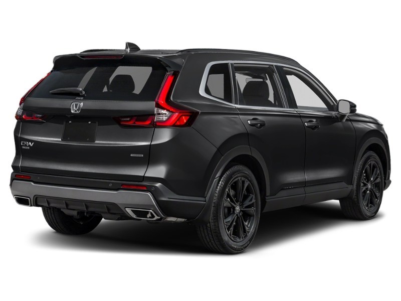 2025 Honda CR-V Hybrid Touring AWD Crystal Black Pearl  Shot 2