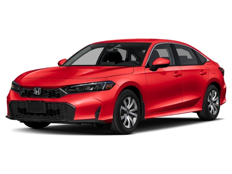 2026 Honda Civic LX CVT Rallye Red  Shot 4