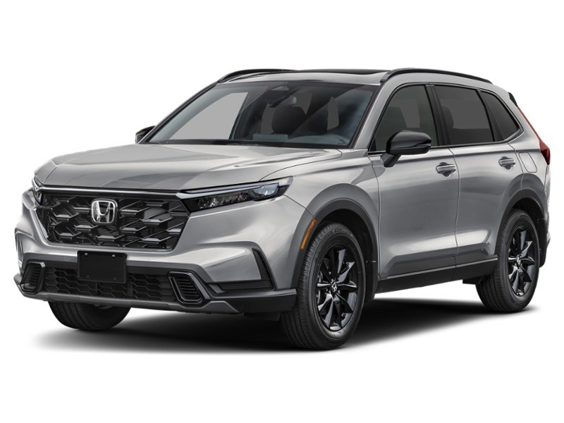 2026 Honda CR-V Hybrid Sport AWD Solar Reflection Silver Metallic  Shot 4