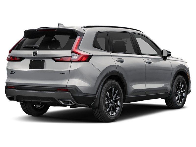 2026 Honda CR-V Hybrid Sport AWD Solar Reflection Silver Metallic  Shot 2