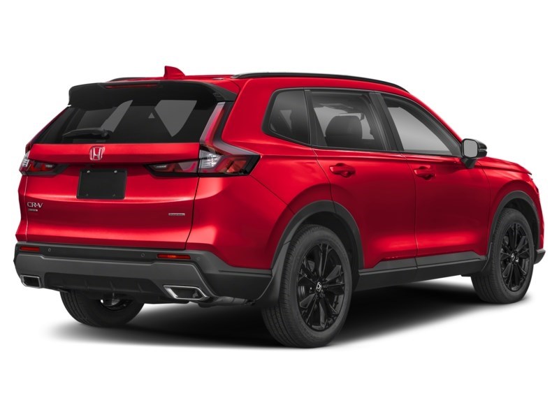 2026 Honda CR-V Hybrid Touring AWD Radiant Red Metallic  Shot 2