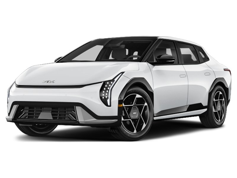 2026 Kia EV4 GT-Line Limited FWD Snow White Pearl  Shot 3