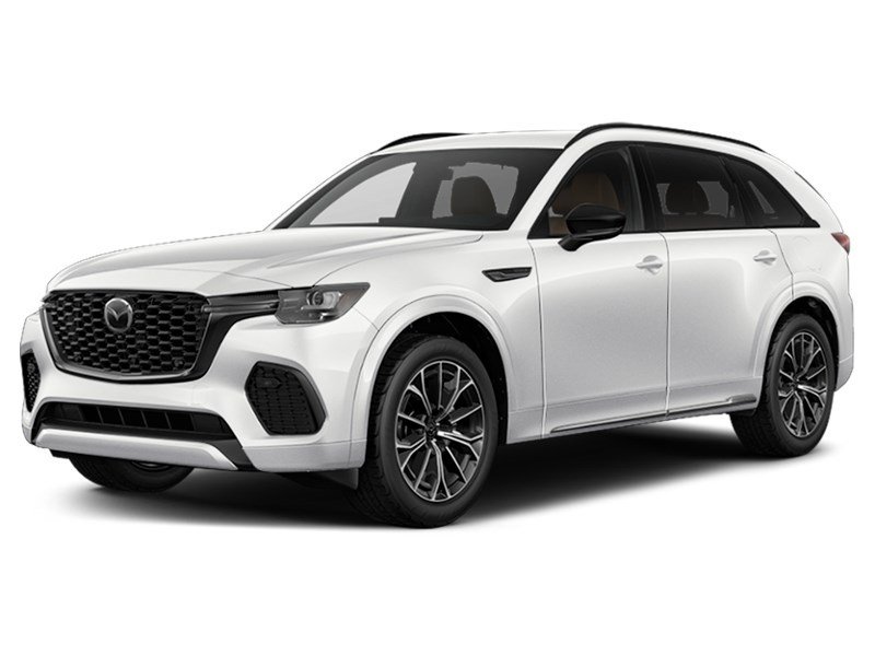 2026 Mazda CX-70 PHEV Signature AWD Rhodium White Metallic  Shot 3