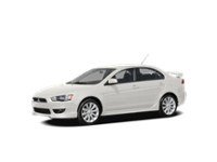 2010 Mitsubishi Lancer 4dr Sdn CVT DE Wicked White  Shot 4