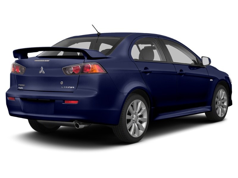 2013 Mitsubishi Lancer 4dr Sdn CVT SE FWD Cosmic Blue  Shot 2
