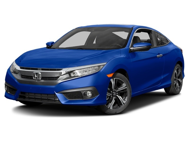 2016 Honda Civic Coupe 2dr CVT Touring Aegean Blue Metallic  Shot 7