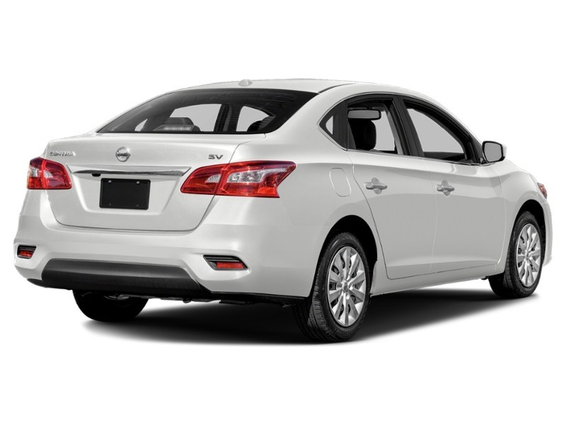 2017 Nissan Sentra 4dr Sdn CVT S Aspen White Pearl  Shot 2