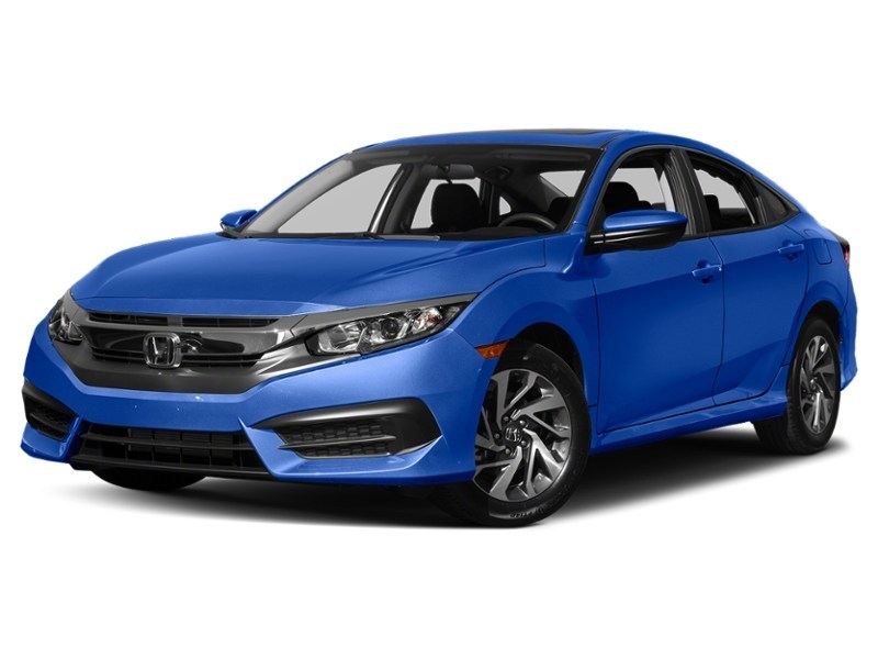 2017 Honda Civic Sedan 4dr CVT EX Aegean Blue Metallic  Shot 10