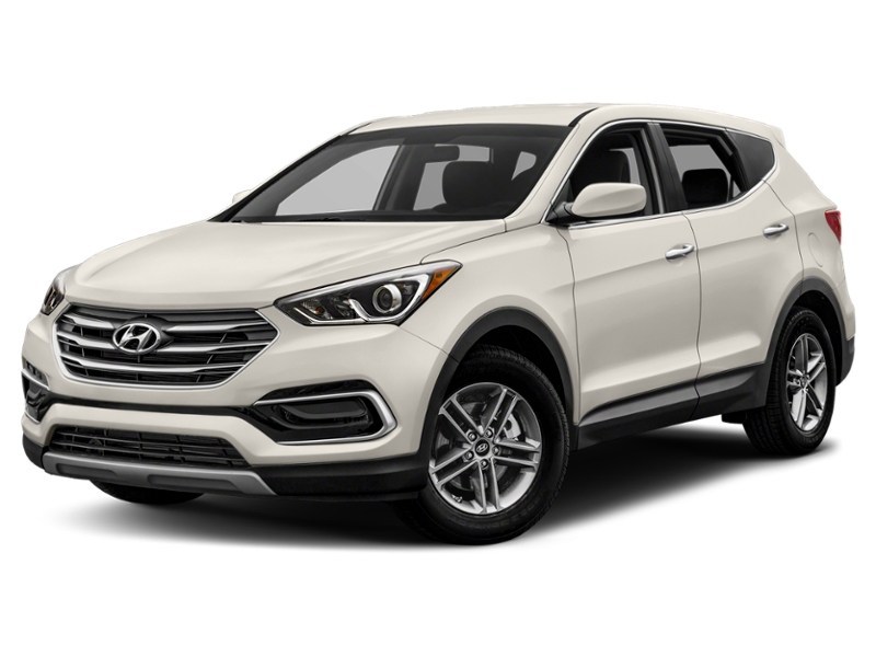 2018 Hyundai Santa Fe Sport 2.4L Premium AWD Frost White  Shot 1
