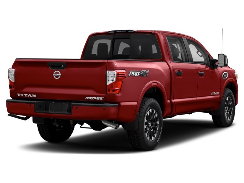 2018 Nissan Titan 4x4 Crew Cab PRO-4X Cayenne Red Metallic  Shot 24