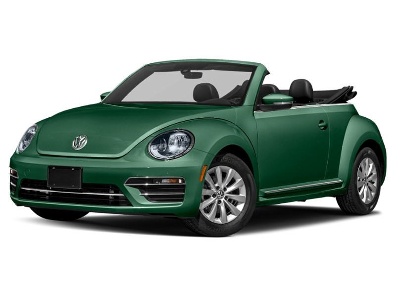 2018 Volkswagen Beetle Trendline Auto Bottle Green Metallic w/Black Roof  Shot 31