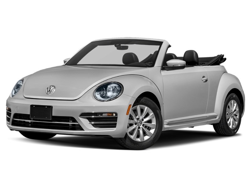 2018 Volkswagen Beetle Trendline Auto White Silver Metallic w/Black Roof  Shot 43