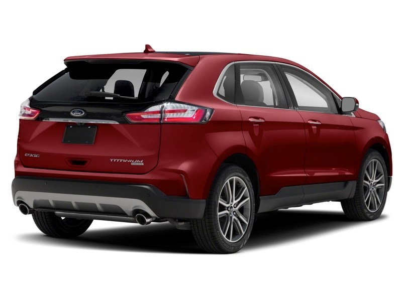 2019 Ford Edge Titanium AWD Ruby Red Metallic Tinted Clearcoat  Shot 38