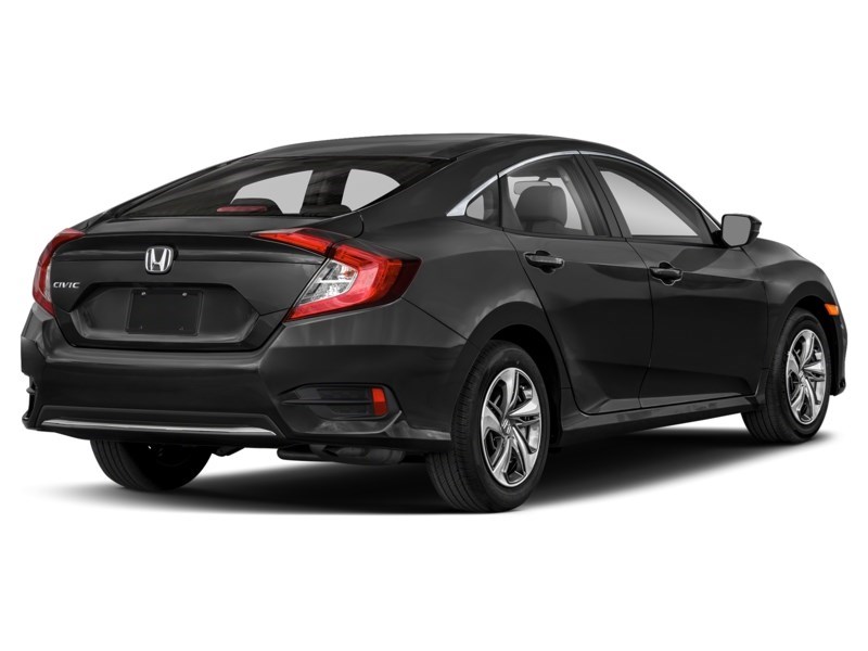 2020 Honda Civic LX CVT Crystal Black Pearl  Shot 9