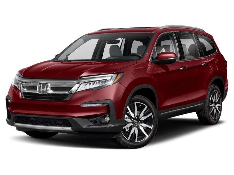 2019 Honda Pilot Touring 8-Passenger AWD Deep Scarlet Pearl  Shot 1