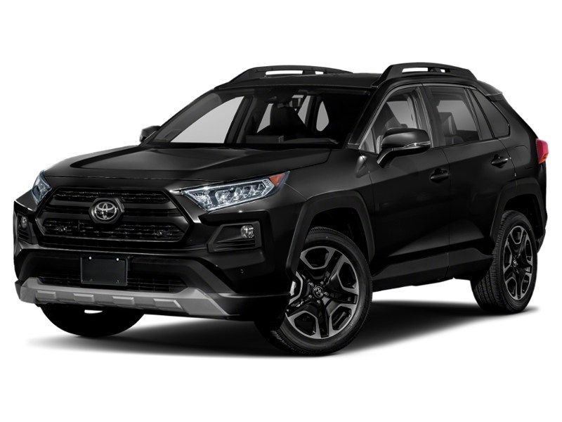2019 Toyota RAV4 AWD Trail Midnight Black Metallic  Shot 1