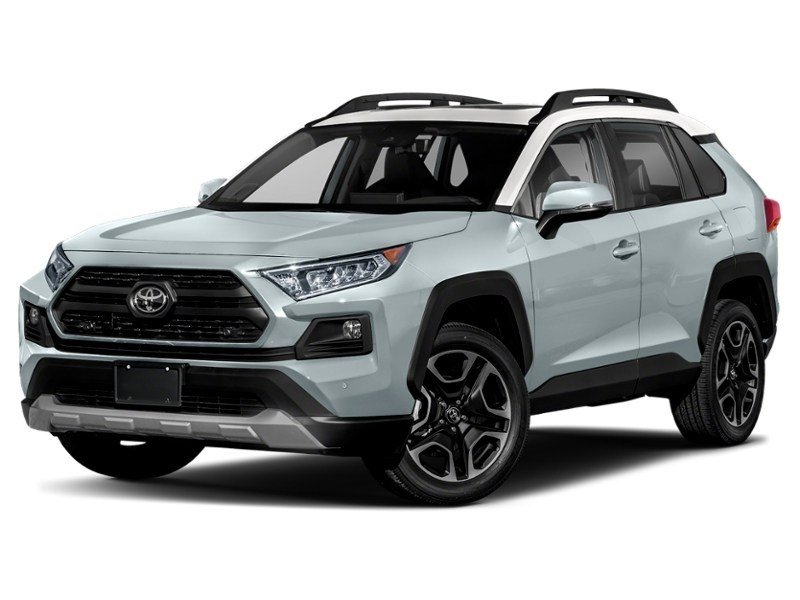 2019 Toyota RAV4 AWD Trail Lunar Rock w/White Roof  Shot 4