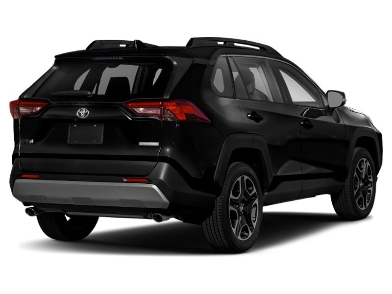 2019 Toyota RAV4 AWD Trail Midnight Black Metallic  Shot 6