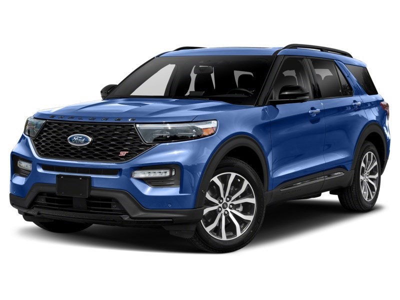 2020 Ford Explorer ST | 4WD | 3.0L | ROOF | PREM TECH | STREET PK Atlas Blue Metallic  Shot 4