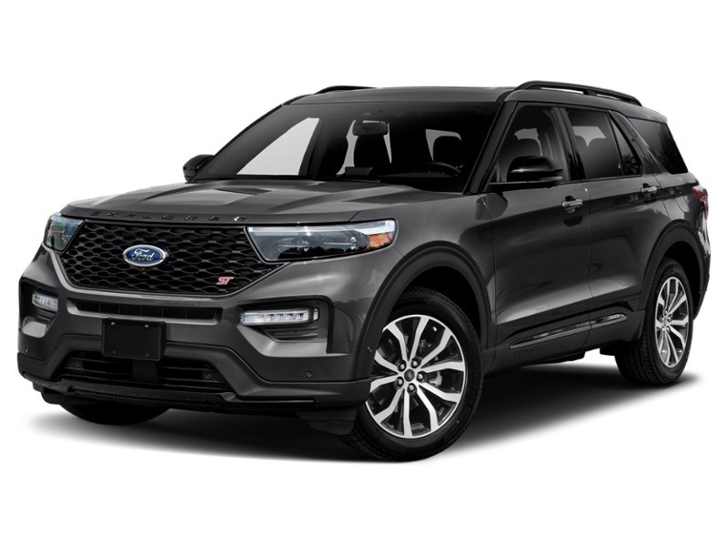 2022 Ford Explorer ST | 4WD | 3.0L | ROOF | TECH PKG | 360 | 21s Agate Black Metallic  Shot 1