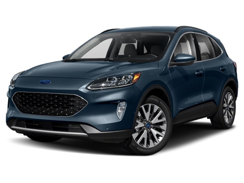 2021 Ford Escape Titanium Hybrid AWD Antimatter Blue Metallic  Shot 37