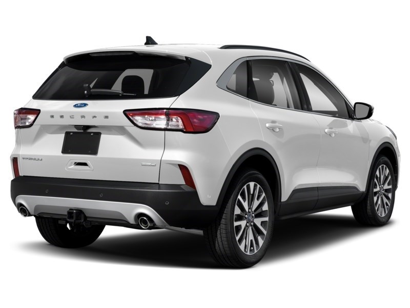 2021 Ford Escape Titanium Hybrid AWD Star White Metallic Tri-Coat  Shot 12